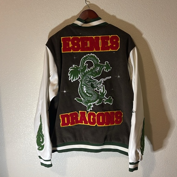 Esenes Dragon Varsity Bomber Jacket - Picture 2 of 5